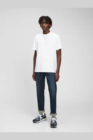 GAP Modré pánské džíny slim straight worn