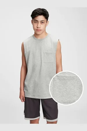 GAP Barevné klučičí dětské tílko teen muscle tank