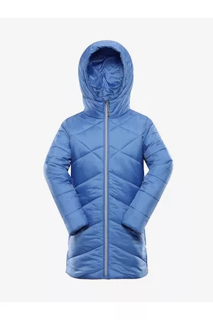 Alpine Modrý holčičí zimní prošívaný kabát TABAELO