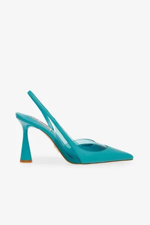 Steve Madden Tyrkysové dámské kožené lodičky