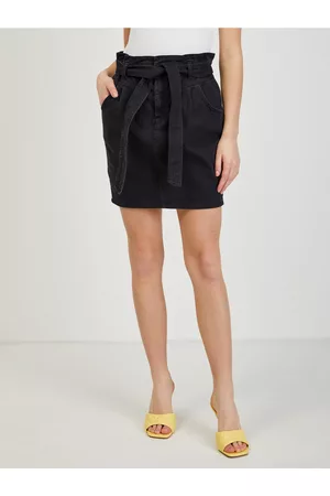 ORSAY Černá dámská pouzdrová džínová sukně