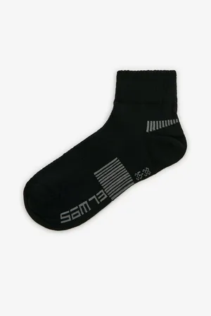 sam 73 Černé sportovní ponožky