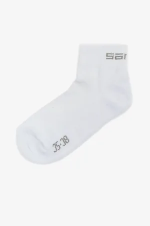 sam 73 Bílé ponožky