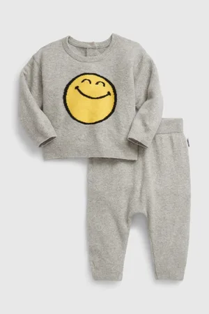 GAP Šedá dětská tepláková souprava & Smiley®