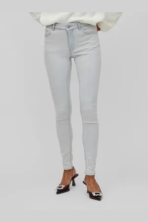 VILA Světle modré dámské skinny fit džíny Sarah