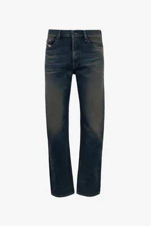 Diesel Tmavě modré pánské straight fit džíny Macs