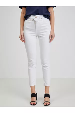 ORSAY Bílé dámské slim fit džíny