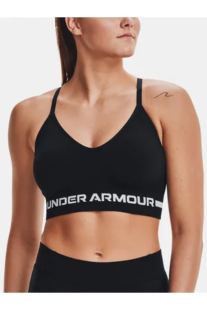 Under Armour Černá sportovní podprsenka UA Seamless Low Long Bra