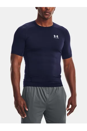 Under Armour Tričko UA HG Armour Comp SS - tmavě