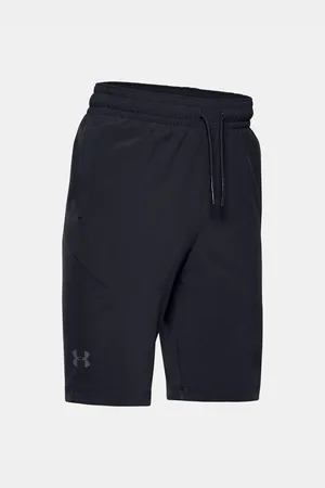Under Armour Černé klučičí kraťasy Rock