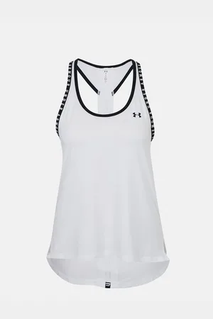 Under Armour Bílé sportovní tílko UA Knockout Tank