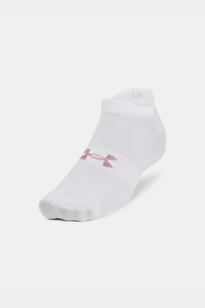 Under Armour Sada tří párů pánských ponožek v bílé barvě UA Essential No Show 3pk.