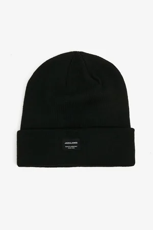 JACK & JONES Černá pletená zimní čepice DNA