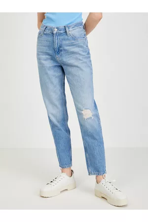 Calvin Klein Světle modré dámské mom džíny