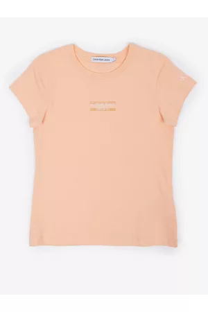 Calvin Klein Meruňkové holčičí tričko
