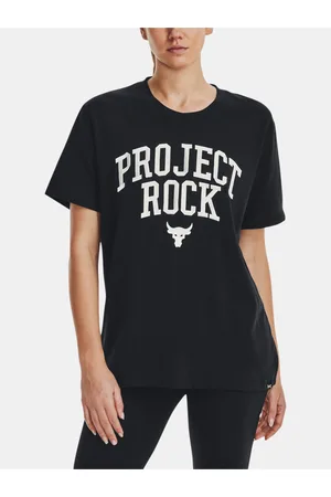 Under Armour Černé dámské tričko Project Rock Hwt Campus T