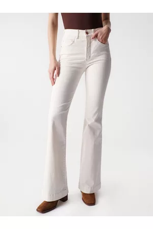 Salsa Krémové dámské push in džíny Glamour