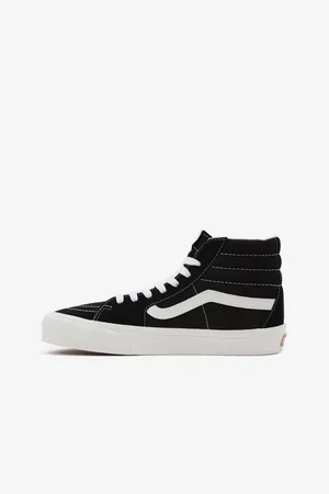 Vans Černé kotníkové tenisky s koženými detaily SK8-Hi