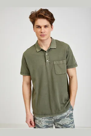 Diesel Zelené pánské polo tričko