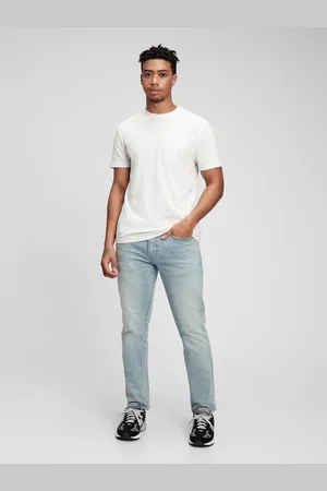 GAP Modré pánské džíny slim flex Washwell