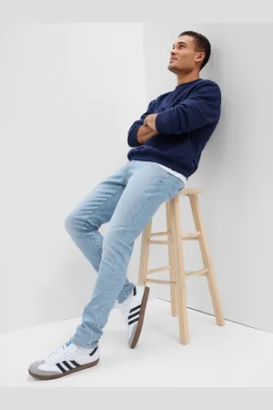 GAP Světle modré pánské slim fit džíny Flex