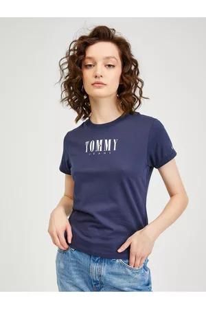 Tommy Hilfiger Ženy Trička - Tmavě modré dámské tričko