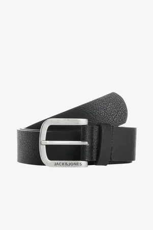 JACK & JONES Černý pásek Harry