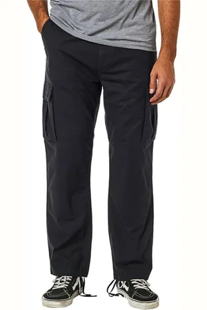 Fox Recon Stretch Cargo black plátěné kalhoty pánské
