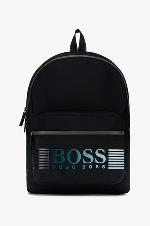 HUGO BOSS Černý pánský batoh Pixel