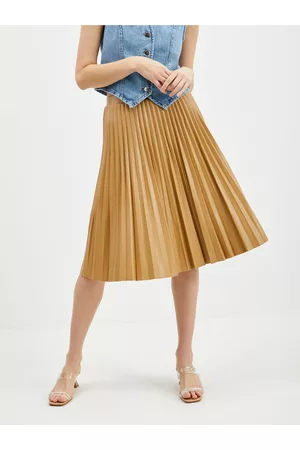 ORSAY Dámská koženková plisovaná sukně