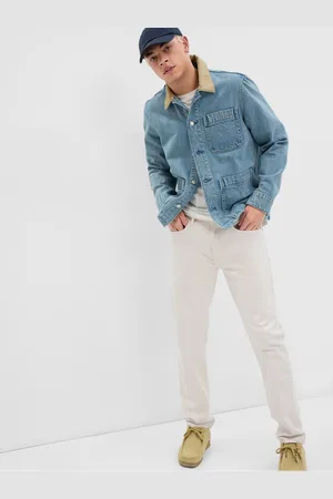 GAP Béžové pánské straight fit džíny