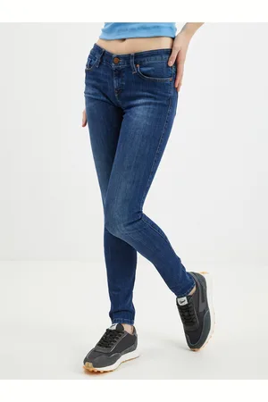 Diesel Modré dámské skinny fit džíny