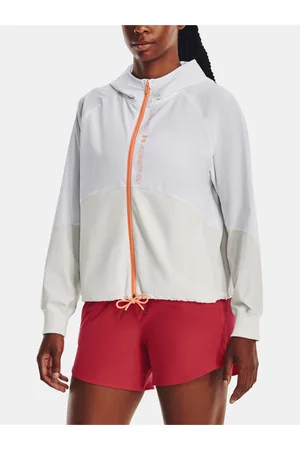 Under Armour Bunda Woven FZ Jacket-WHT