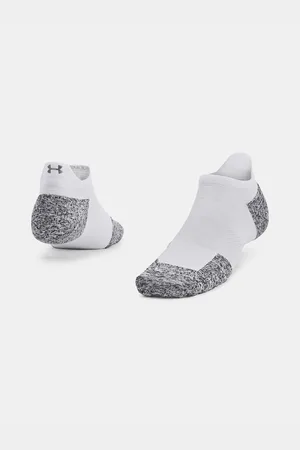 Under Armour Bílé sportovní ponožky UA AD Run Cushion 1pk NS Tab
