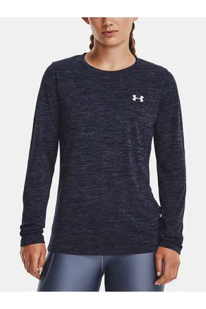 Under Armour Tričko Tech LS Crew Twist-NVY