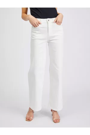 ORSAY Bílé dámské bootcut džíny