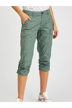 sam 73 Zelené dámské tříčtvrteční kalhoty SAM73 Fornax