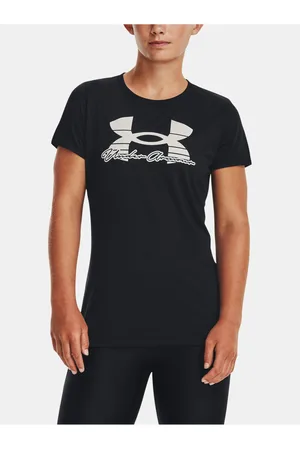 Under Armour Tričko UA Tech Solid Script SSC-BLK
