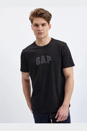 GAP Černé pánské tričko s logem