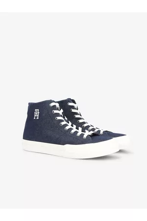 Tommy Hilfiger Muži Kotníkové - Tmavě modré pánské kotníkové boty