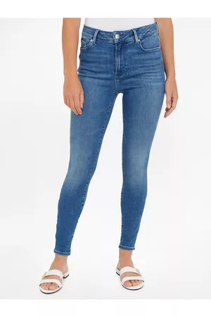 Tommy Hilfiger Ženy Skinny - Modré dámské skinny fit džíny