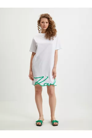 Karl Lagerfeld Ženy Šaty - Bílé dámské šaty