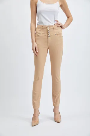ORSAY Béžové dámské skinny fit džíny