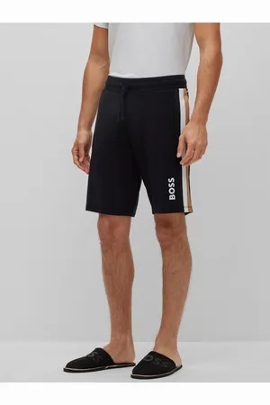 HUGO BOSS Černé pánské kraťasy Hugo