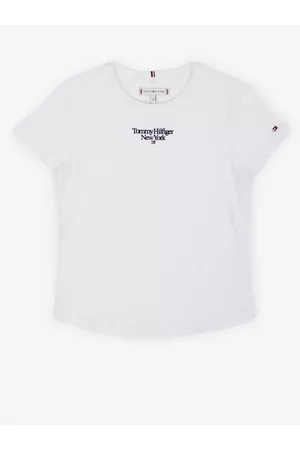 Tommy Hilfiger Dívky Trička - Bílé holčičí tričko