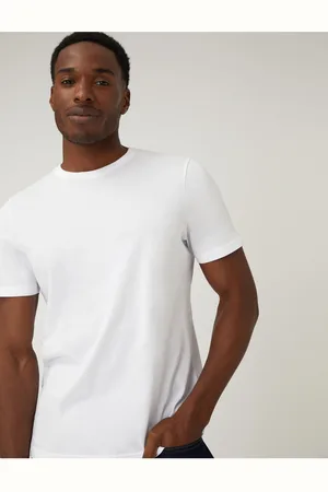 Marks & Spencer Bílé pánské basic tričko