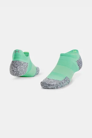 Under Armour Světle zelené sportovní ponožky UA AD Run Cushion 1pk NS Tab