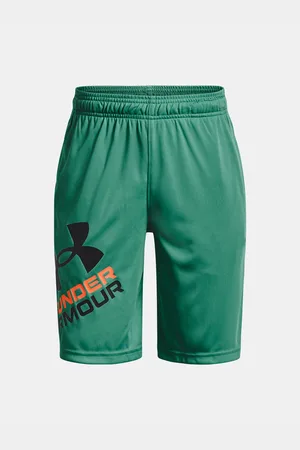 Under Armour Zelené sportovní kraťasy UA Prototype 2.0 Logo Shorts