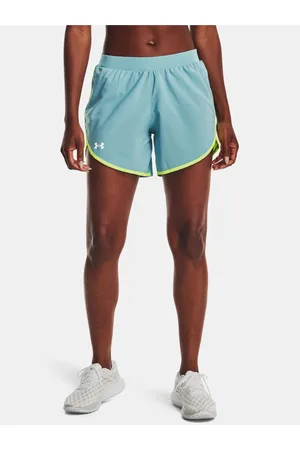 Under Armour Světle modré dámské sportovní kraťasy UA Fly By Elite