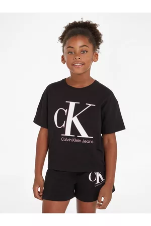 Calvin Klein Dívky Trička - Černé holčičí tričko